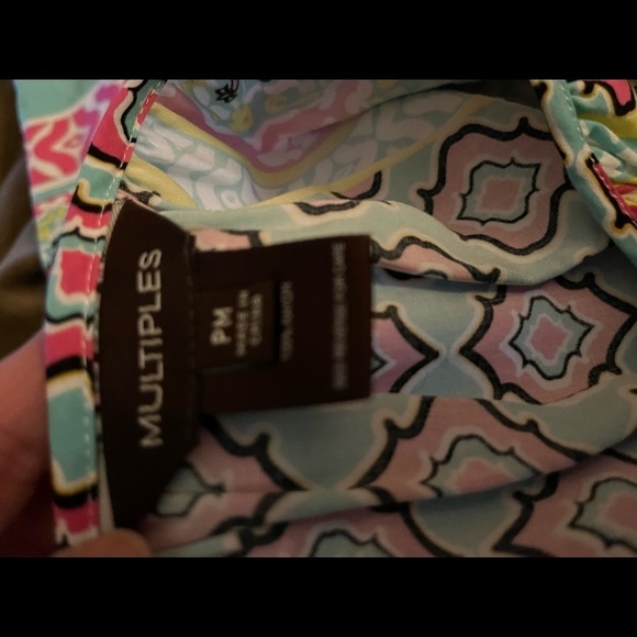 𝅺Pink and green tunic, Multiples, size PM. Perfect condition. - Picture 4 of 6